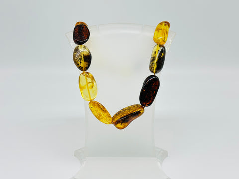 Bernsteinkette/ Baltischer Bernstein/ 46 cm