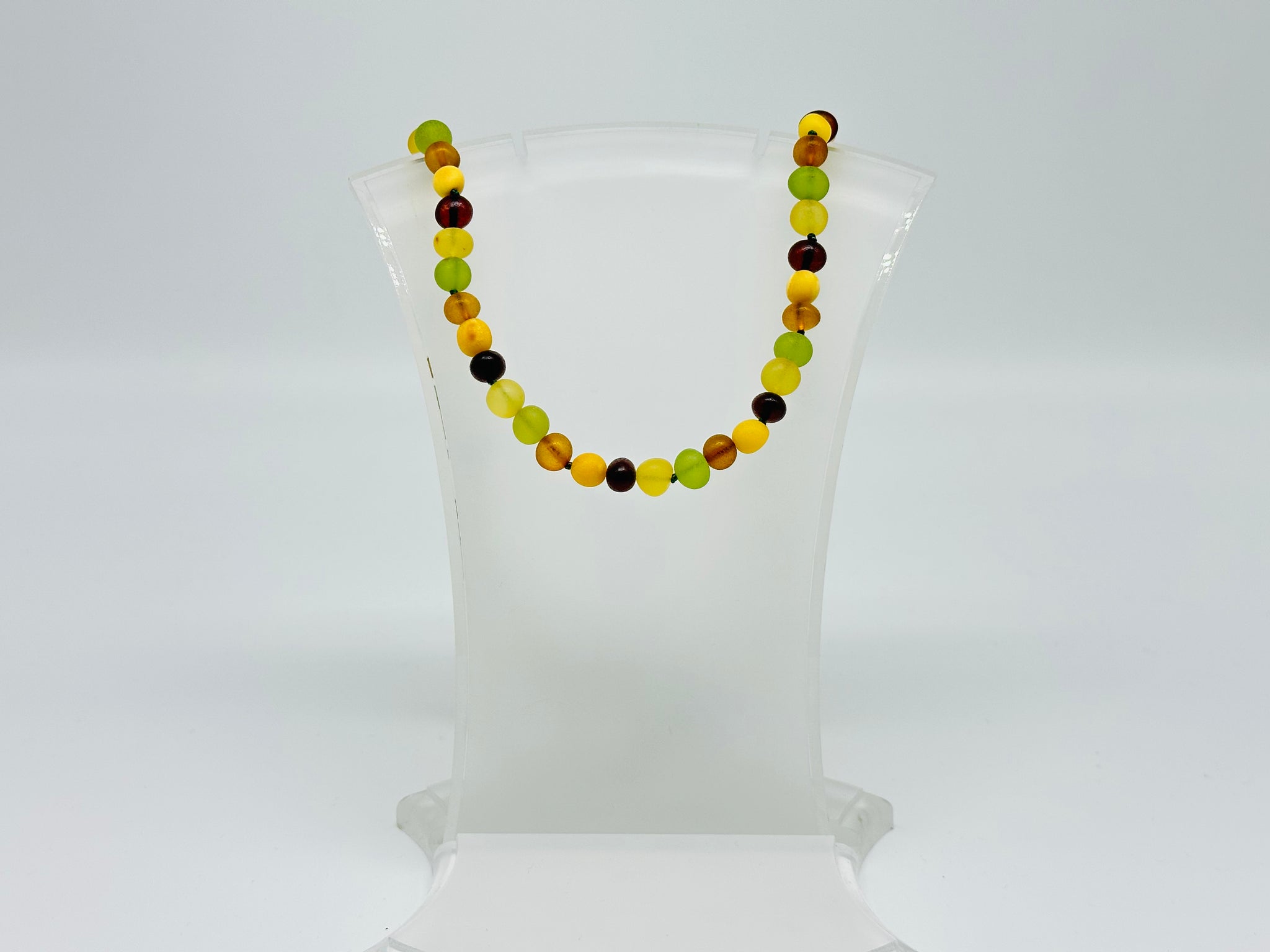 Bernsteinkette/ Baltischer und Karibischer Bernstein/ 55 cm