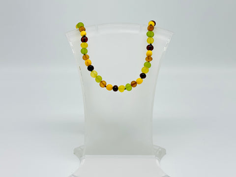 Bernsteinkette/ Baltischer und Karibischer Bernstein/ 55 cm