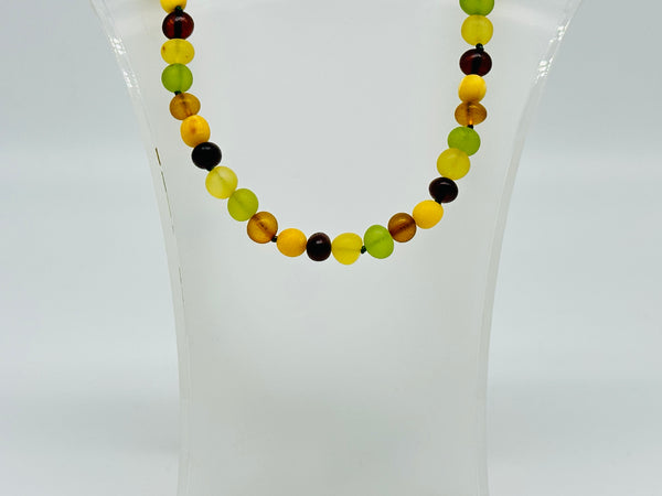 Bernsteinkette/ Baltischer und Karibischer Bernstein/ 55 cm