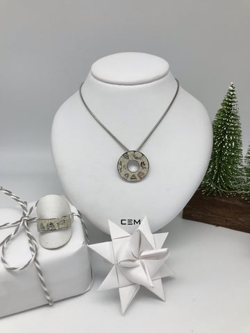 Winter Set - Strandsand "DUR" Boltenhagen / 925er Silber